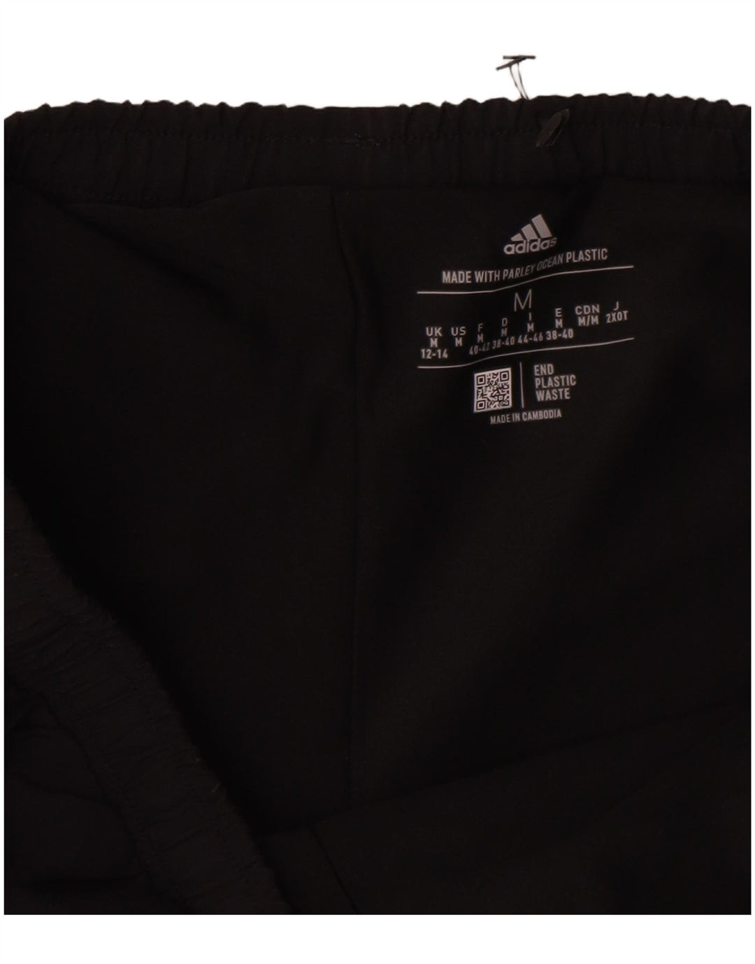 Adidas ženske sportske kratke hlače UK 12/14 Srednji crni poliester