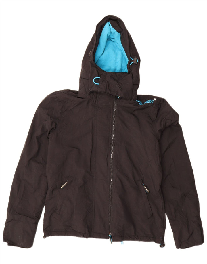 Superdry muška jakna vjetrovka s kapuljačom UK 38 srednje crna
