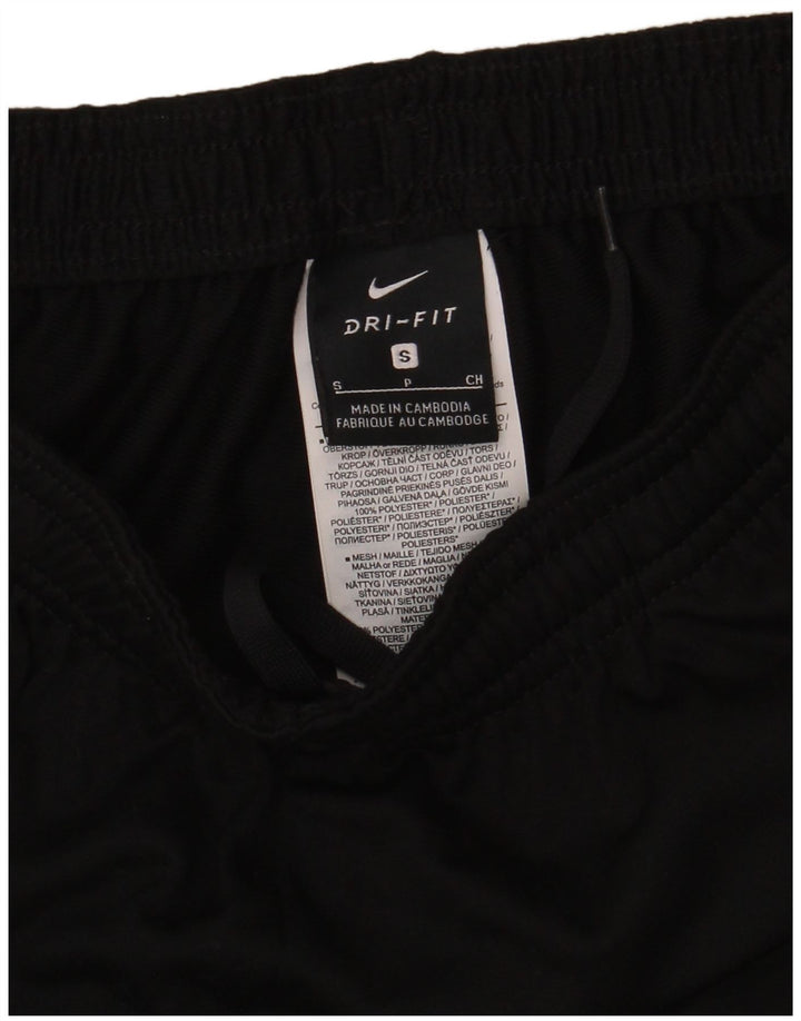Nike muške Dri Fit hlače za trenirku male crne poliesterske boje