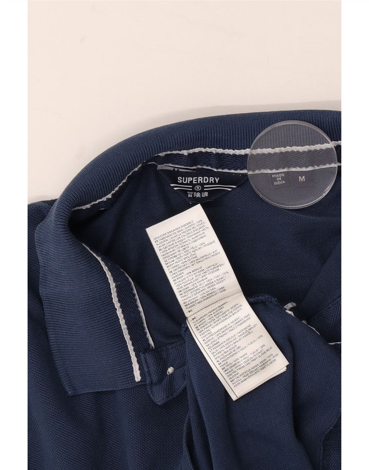 Superdry muška polo majica Srednje tamnoplavi pamuk