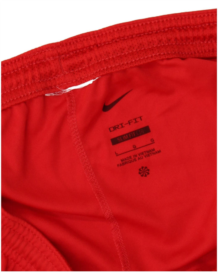 NIKE muške Dri Fit Slim Fit Sportske kratke hlače velike crvene boje
