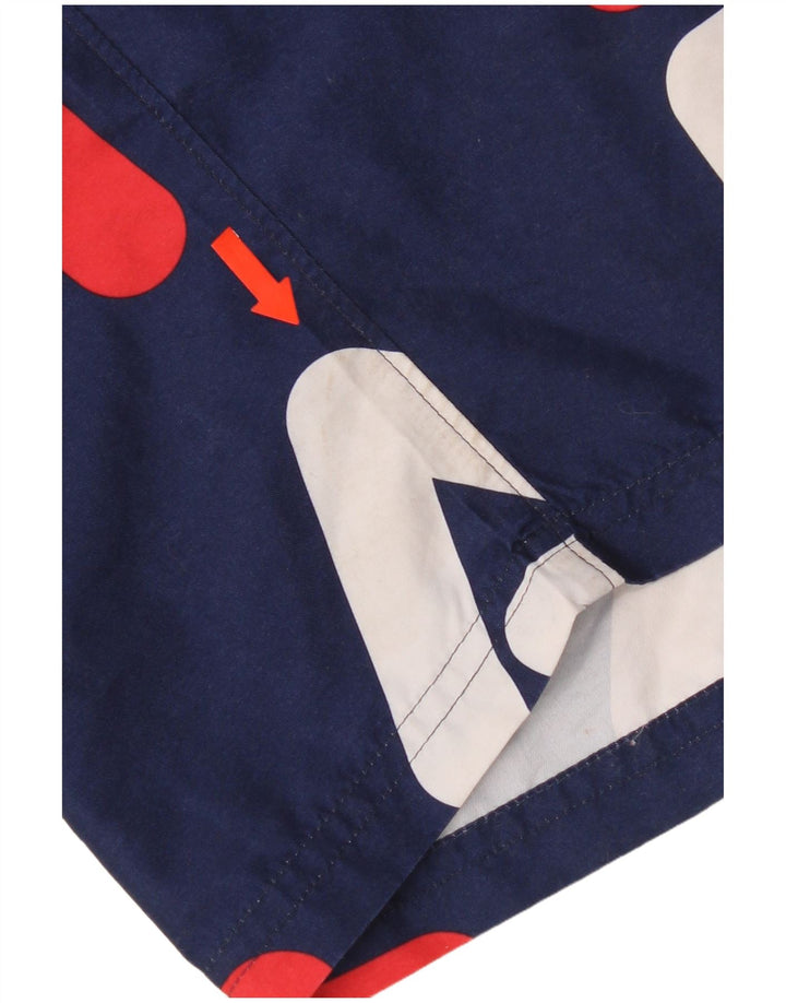 Fila muške kratke hlače za kupanje s grafičkim motivima XL tamnoplavi poliester