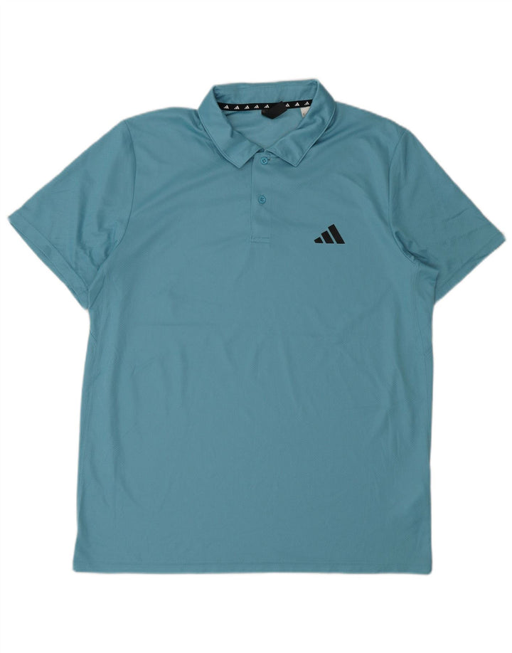 Adidas muška Aeroready polo majica srednje plavi poliester