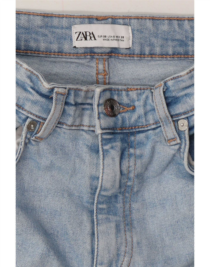 Ženske traperice Zara Bootcut EU 38 male W28 L25 plave