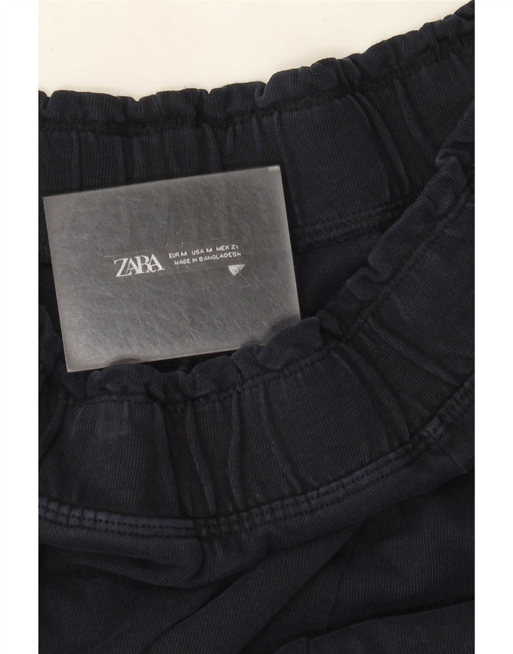 Zara ženske široke hlače UK 14 srednje tamnoplave