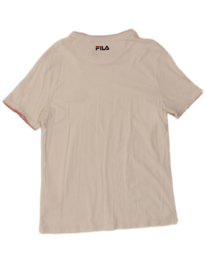 Fila muška majica kratkih rukava, mali pamuk na bijele pruge