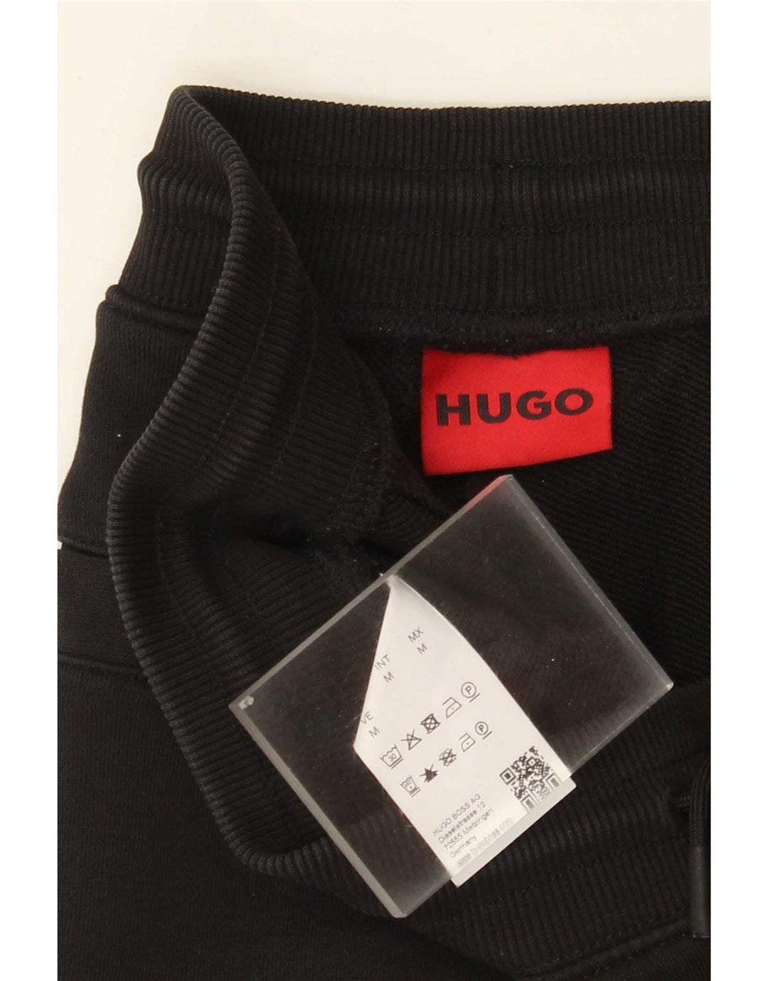 Hugo Boss muške sportske kratke hlače Srednje crni pamuk