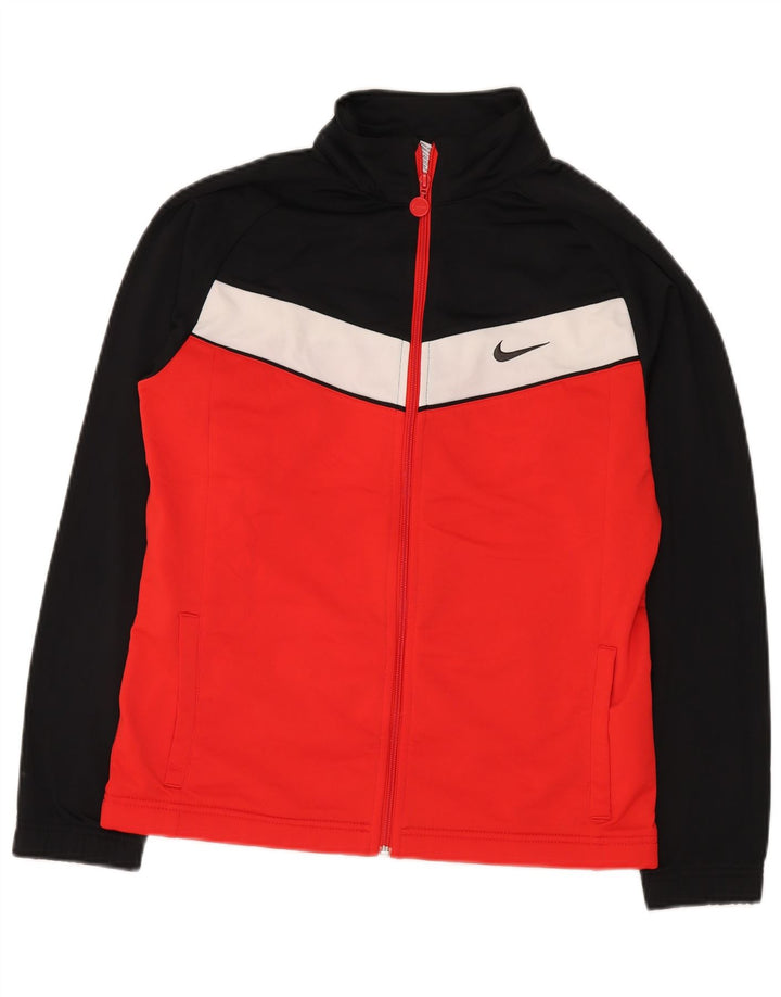 NIKE Boys Trenirka Gornja jakna 13-14 godina XL Red Colourblock Poliester