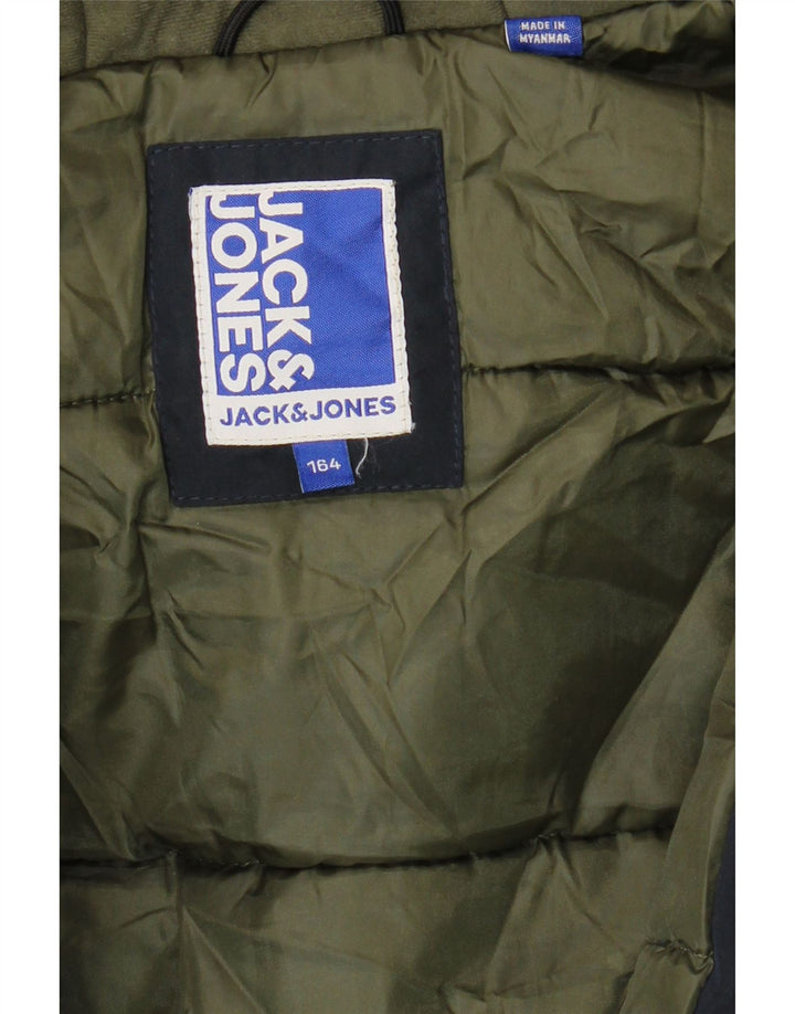 Jack & Jones Boys Parka jakna s kapuljačom 13-14 godina tamnoplava