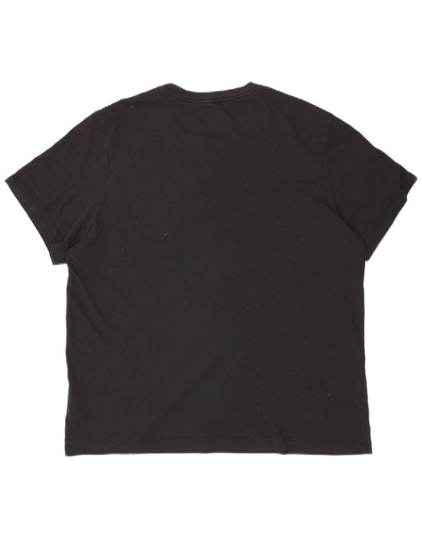 NIKE muška Dri Fit majica kratkih rukava 2XL crni pamuk