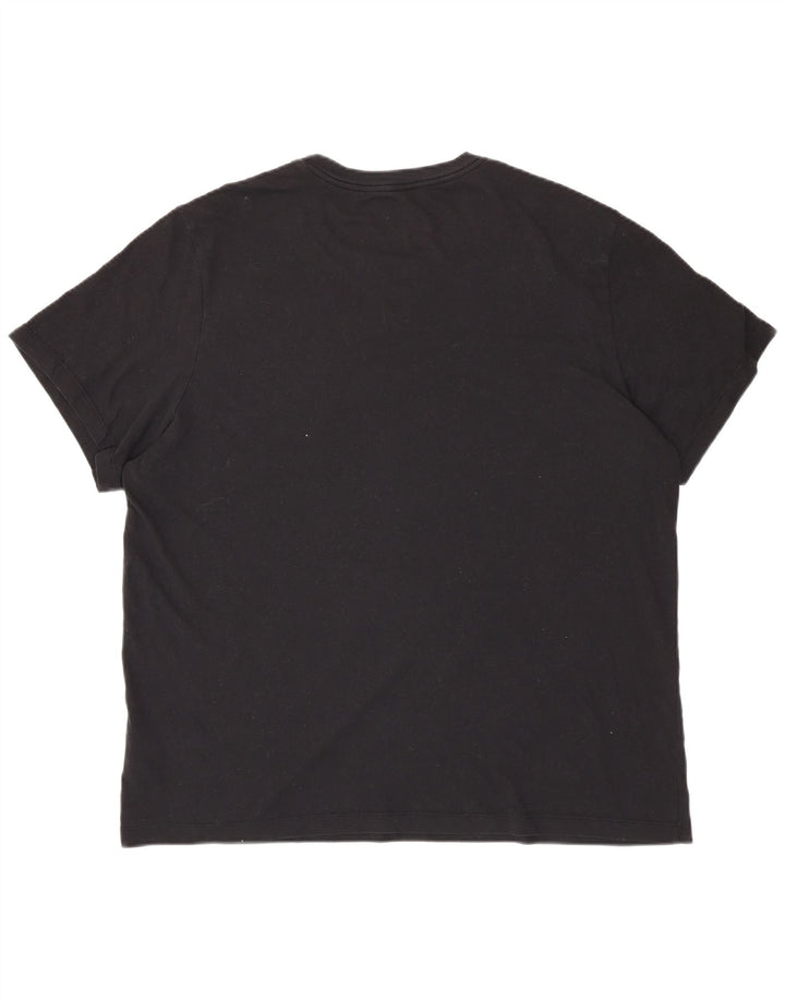 NIKE muška Dri Fit majica kratkih rukava 2XL crni pamuk