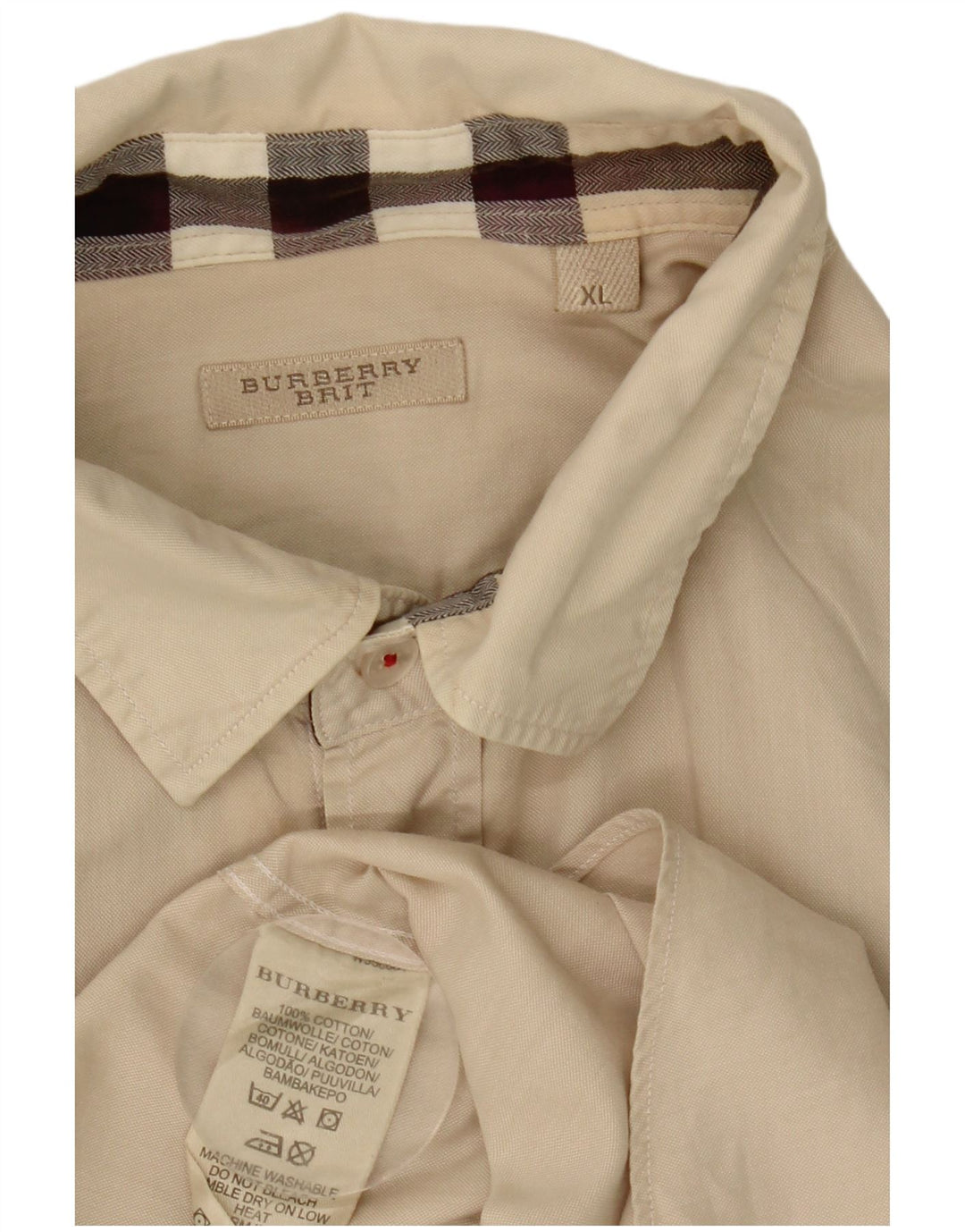 Burberry muška košulja XL bež pamuk