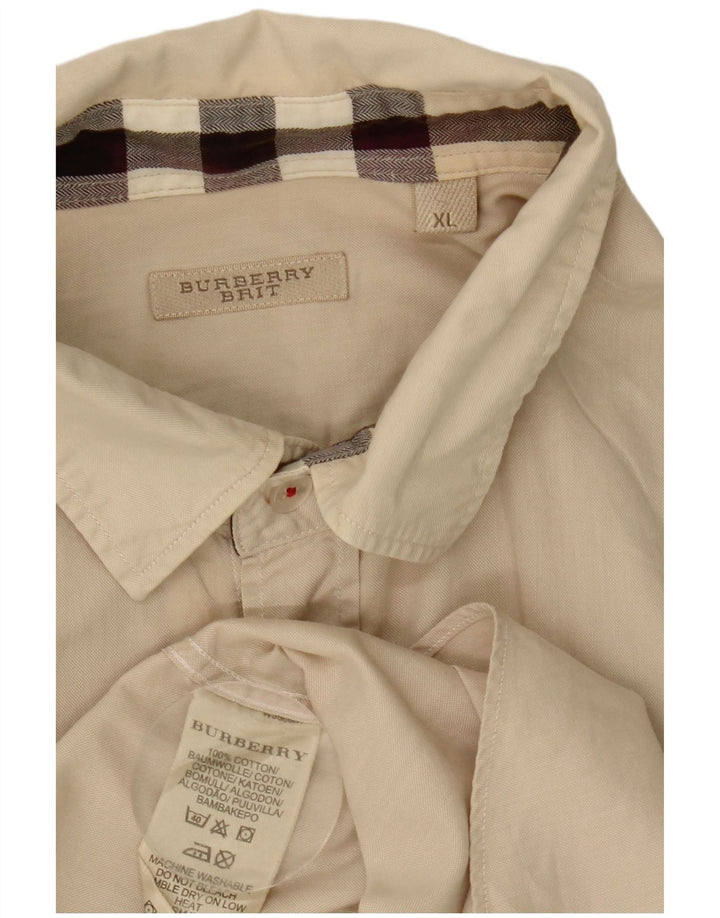 Burberry muška košulja XL bež pamuk
