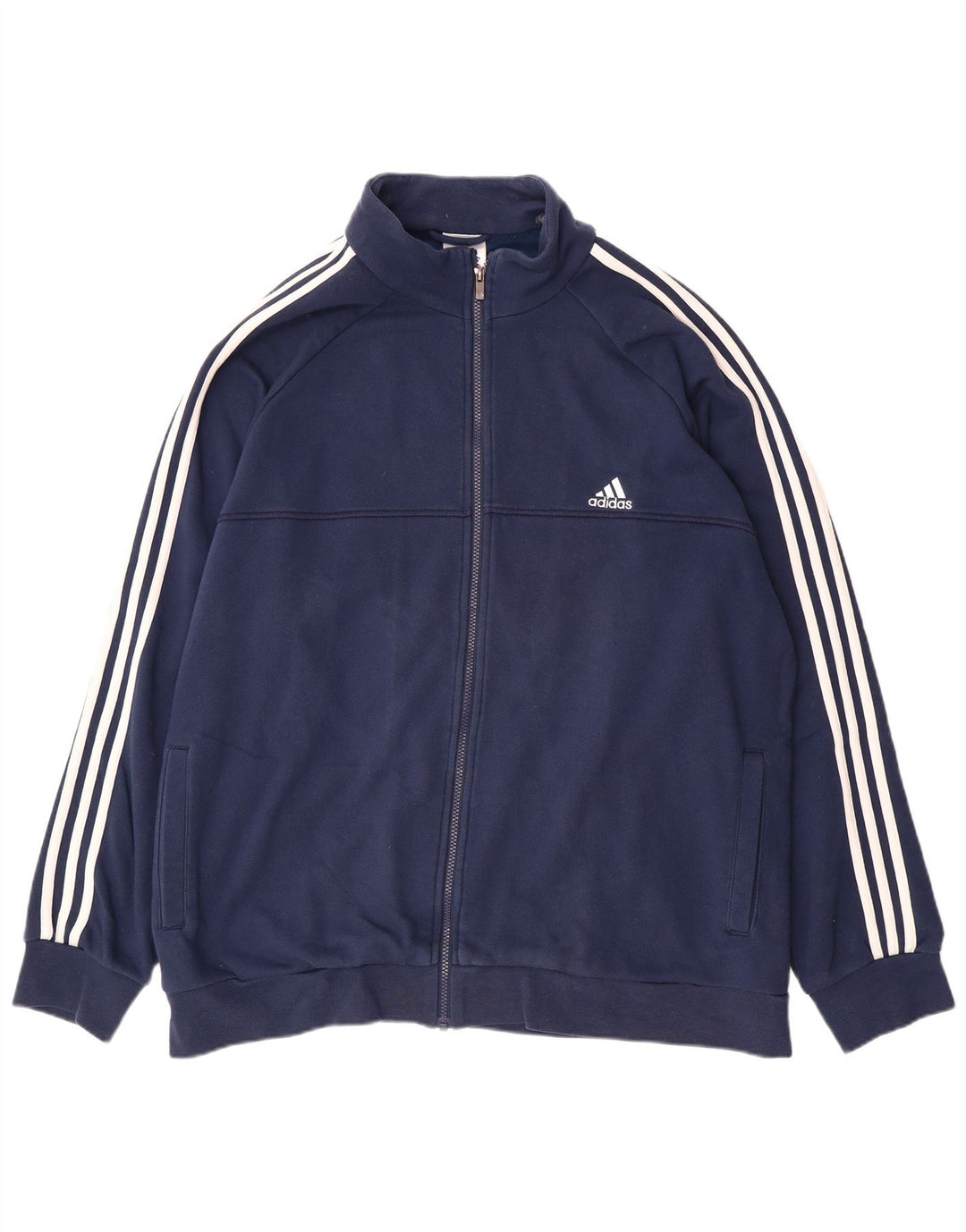 ADIDAS Muška trenirka Climalite Gornja jakna UK 52/54 2XL tamnoplavi pamuk
