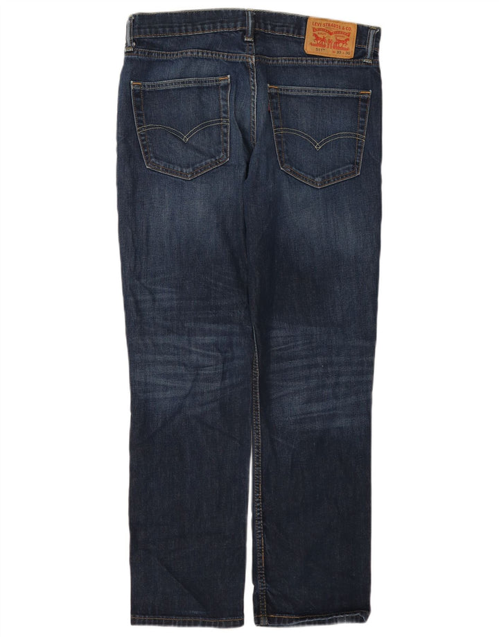 Levi's muške 511 uske traperice W33 L30 tamnoplavi pamuk