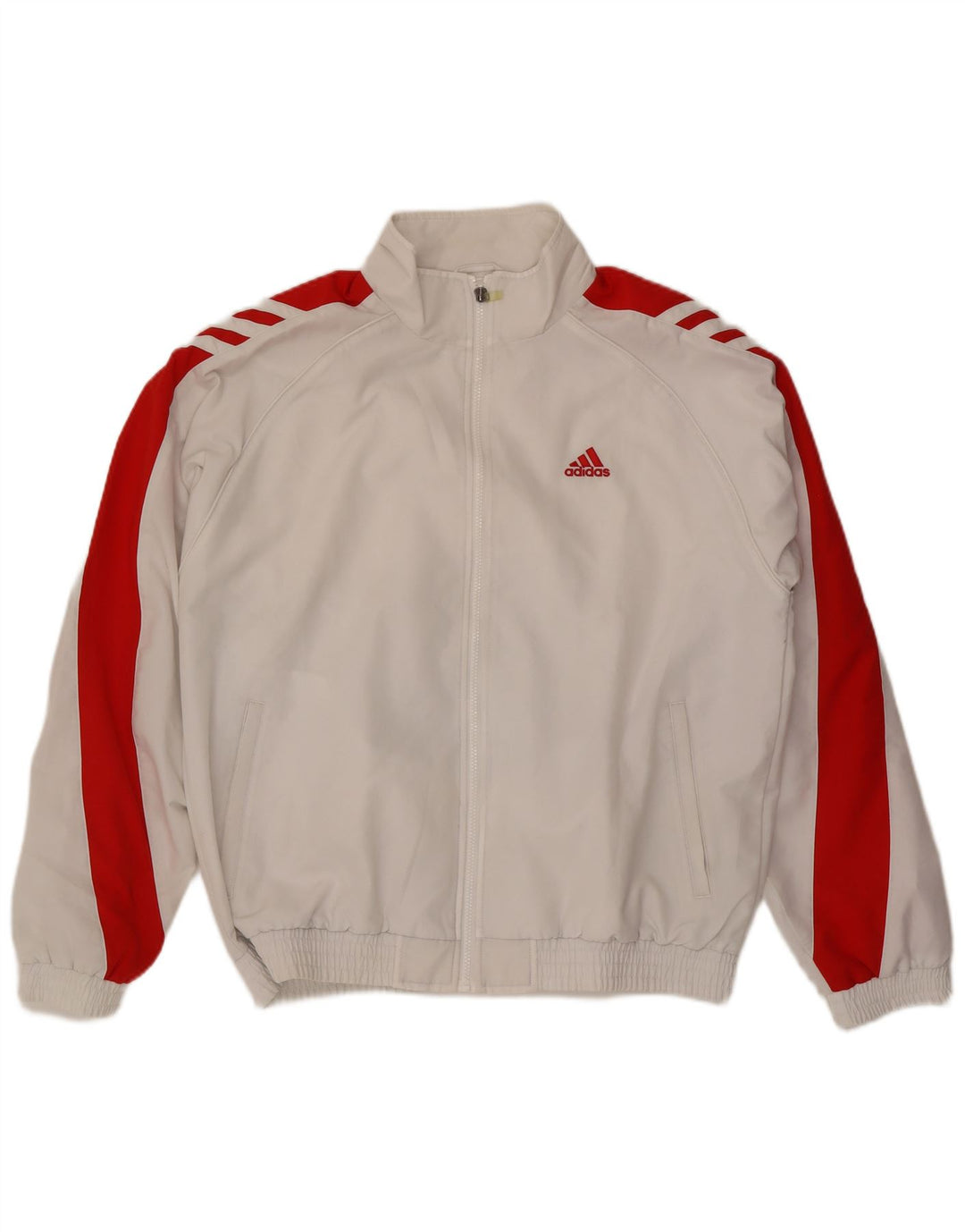 Adidas muška trenirka gornja jakna UK 44/46 veliki bijeli poliester u boji