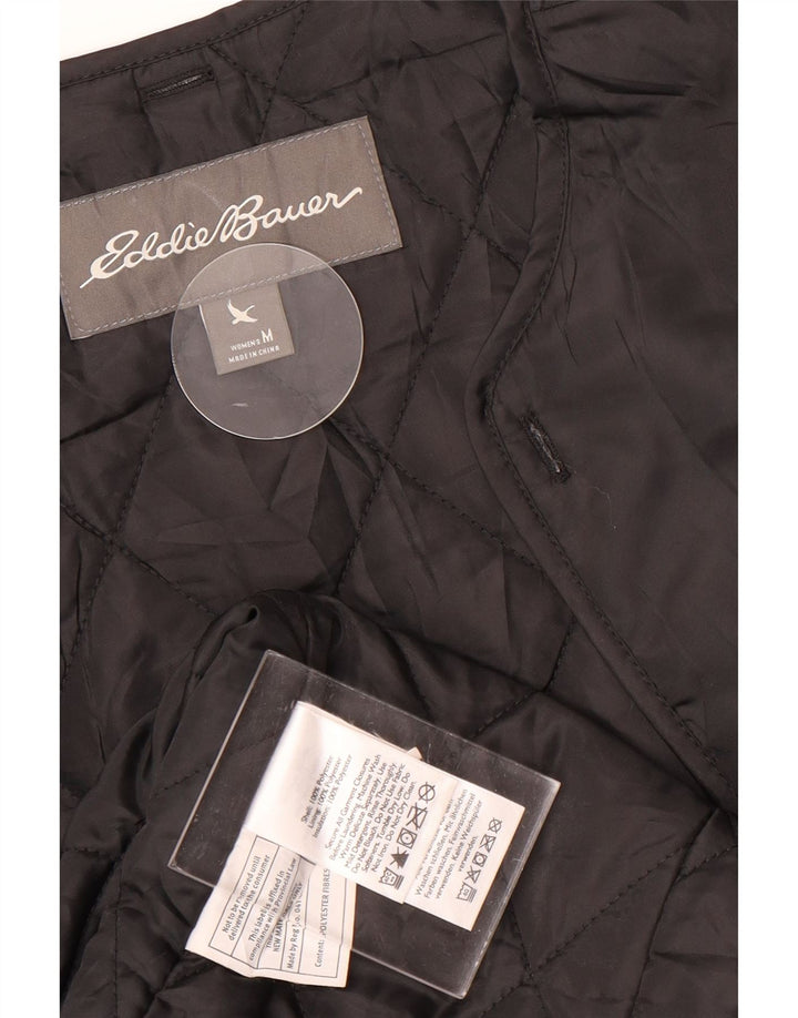 Ženska bomber jakna Eddie Bauer UK 14 srednji crni poliester