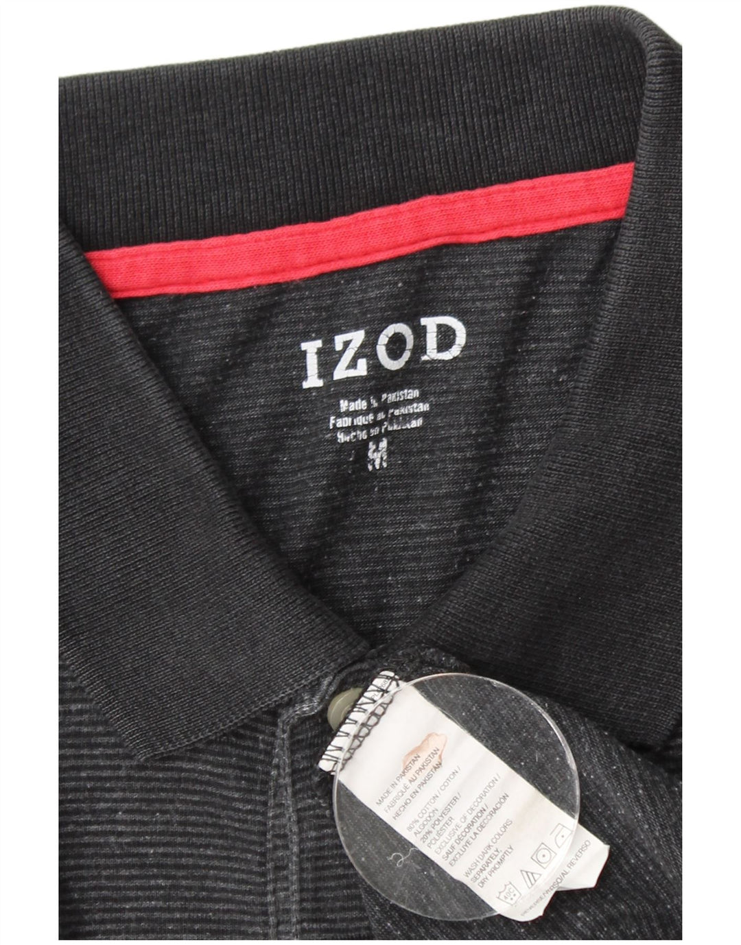 IZOD muška polo majica srednje crne pamučne boje