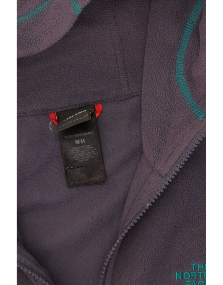 The North Face ženska flis jakna s kapuljačom UK 14 srednje ljubičasta poliester