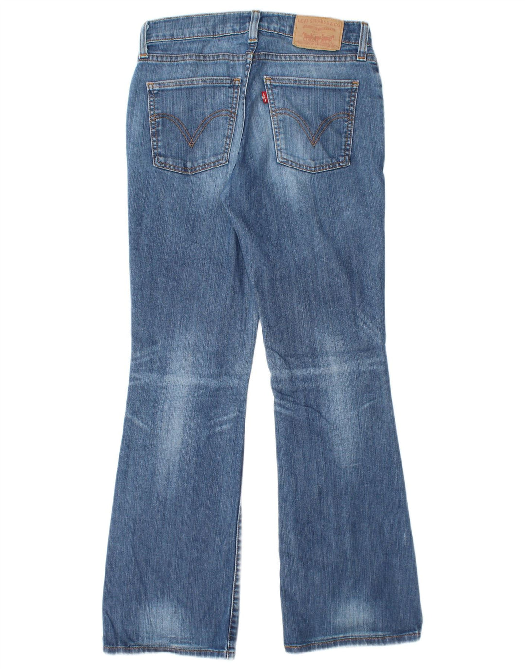 LEVI'S Ženske 10529 Bootcut traperice W29 L30 Plavi pamuk