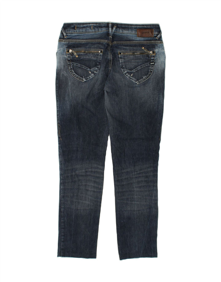 GAS Womens Slim Jeans W30 L29 Navy Blue Cotton | Vintage Gas | Thrift | Second-Hand Gas | Used Clothing | Messina Hembry 