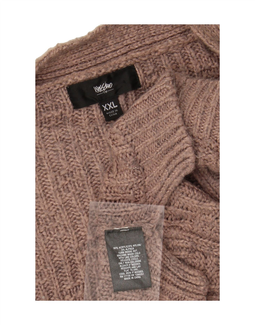 MOSSIMO Womens Open Cardigan Sweater UK 20 2XL Brown Acrylic Vintage Mossimo and Second-Hand Mossimo from Messina Hembry 