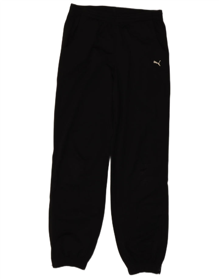 Puma Boys Graphic Trenirka Hlače Joggers 15-16 Years Black Poliester