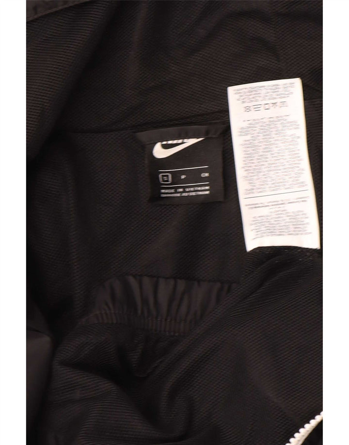 Nike muška bomber jakna s kapuljačom UK 36 mala crna poliester