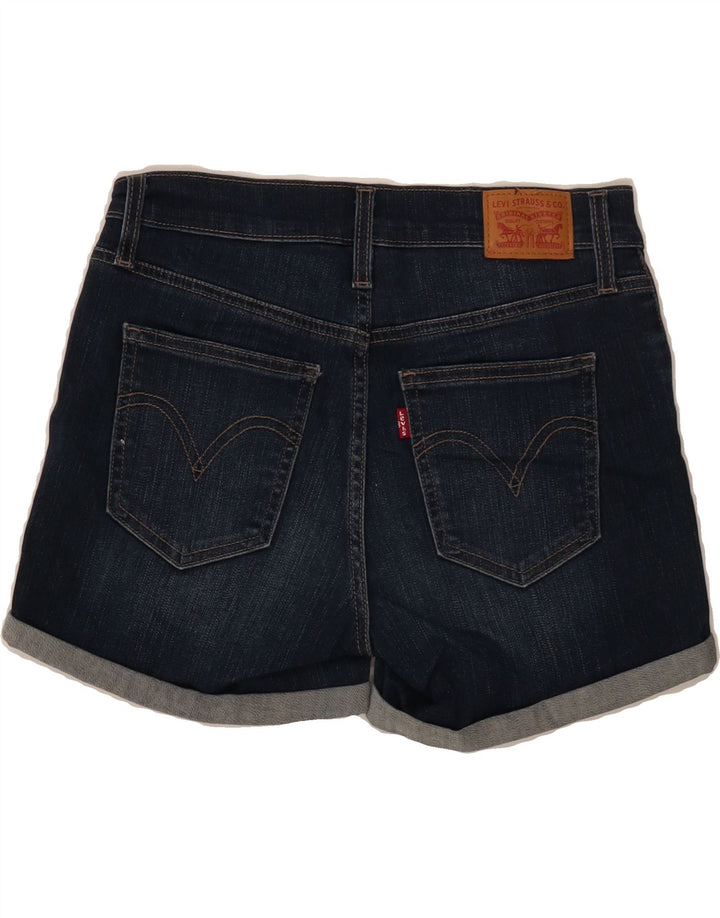 LEVI'S Womens Denim Shorts W26 Small Navy Blue Cotton Vintage Levi's and Second-Hand Levi's from Messina Hembry 