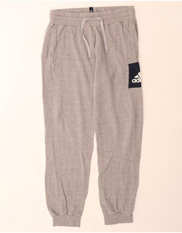 Adidas muške trenirke hlače Joggers UK 40/42 srednje sive boje