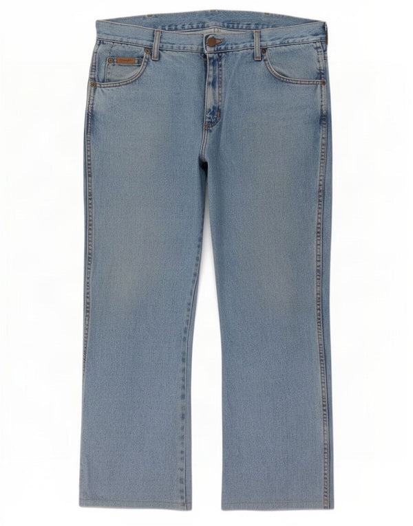 Wrangler muške ravne traperice regularnog kroja W36 L29 plavi pamuk