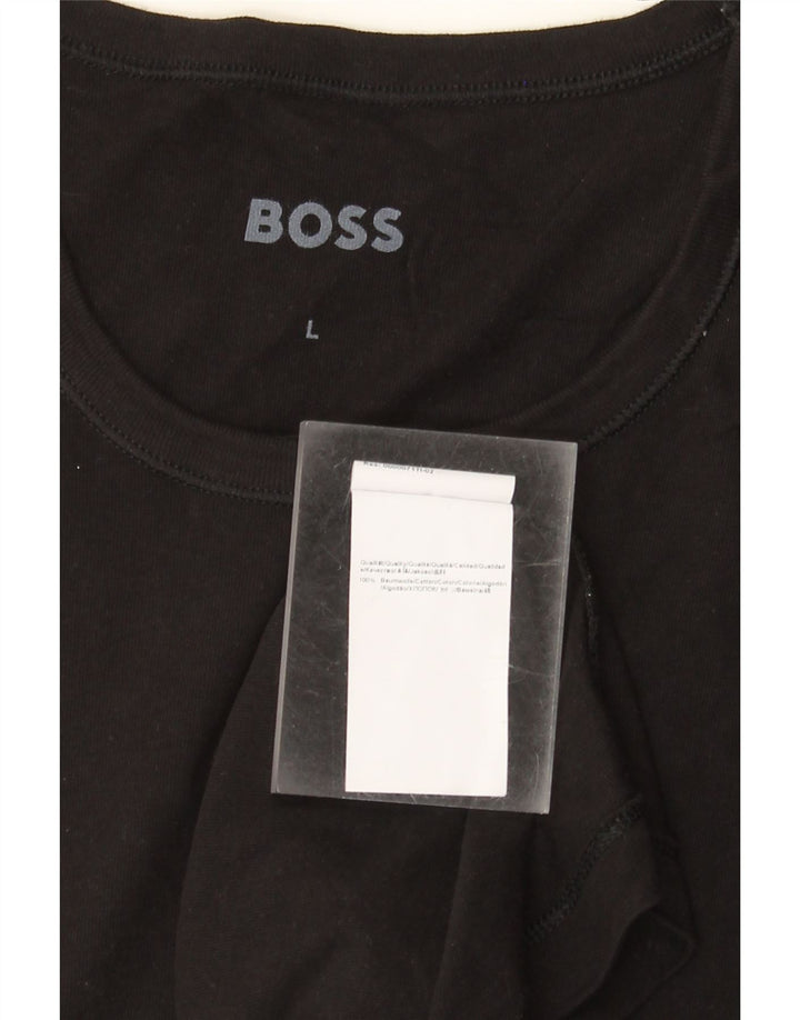 Hugo Boss Muška majica kratkih rukava Veliki crni pamuk
