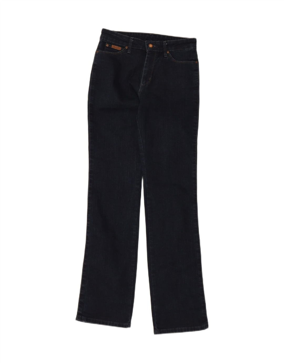 WRANGLER Womens Bootcut Jeans W28 L34 Navy Blue Cotton