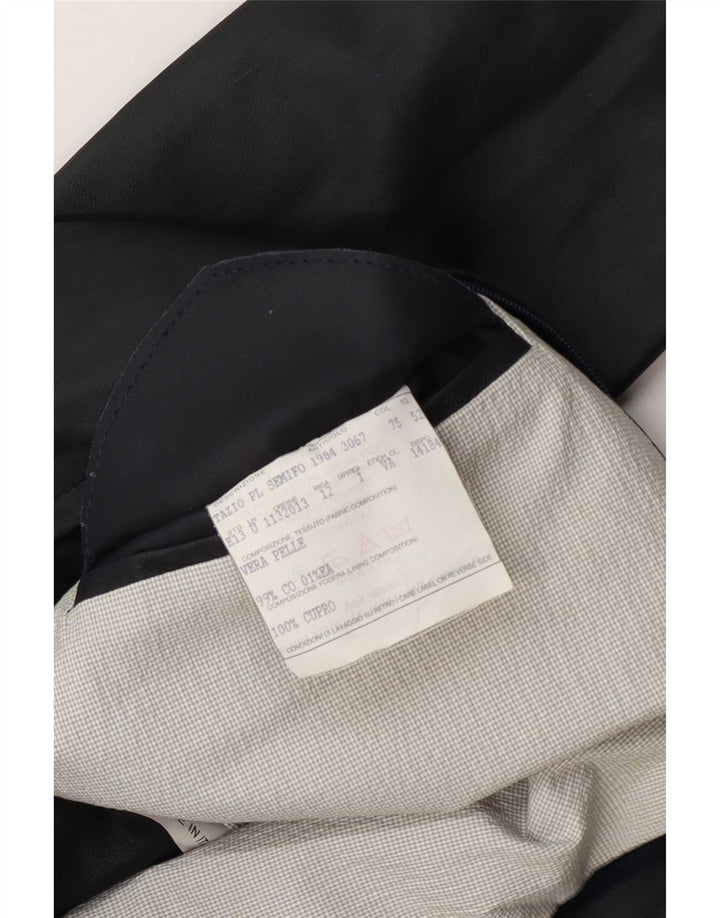 Valstar muška kožna bomber jakna IT 52 XL tamnoplava