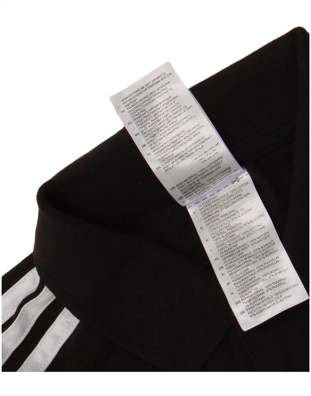 Adidas muška polo majica mala crna pamučna