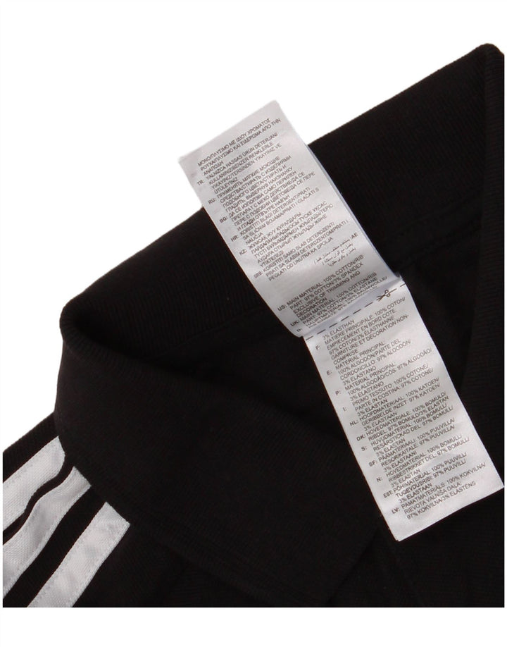 Adidas muška polo majica mala crna pamučna