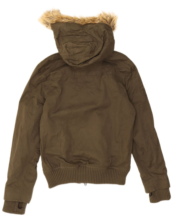 Superdry Mens The Windbomber Bomber Windbreaker Jacket UK 36 Small Kaki