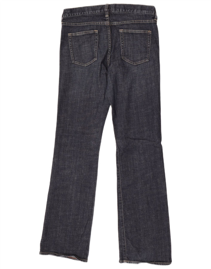 J. Crew Ženske Hipslung Bootcut traperice W29 L33 tamnoplavi pamuk