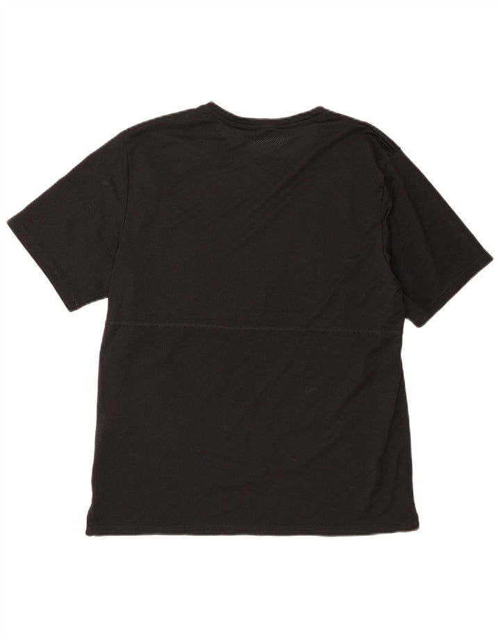 Nike Dri Fit majica kratkih rukava srednji crni poliester