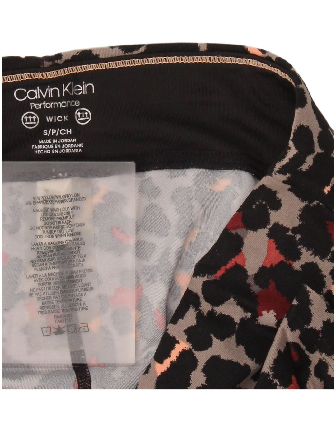 Calvin Klein Ženske Performance Leggings UK 10 Male sive najlonske