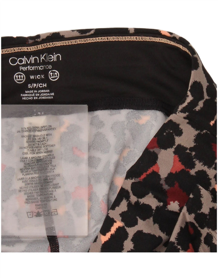 Calvin Klein Ženske Performance Leggings UK 10 Male sive najlonske