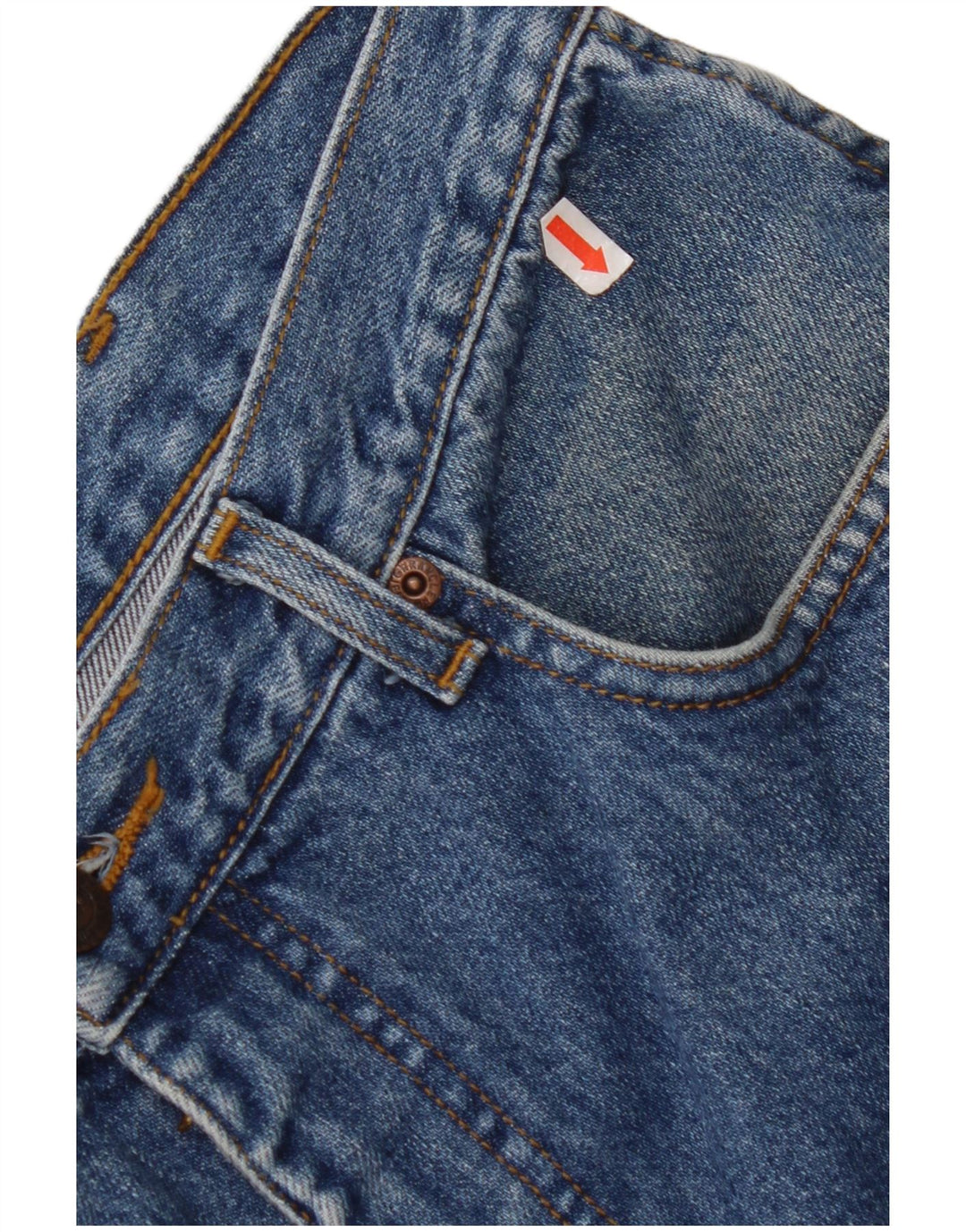 WRANGLER Muške Texas Straight Jeans W33 L30 Plavi pamuk
