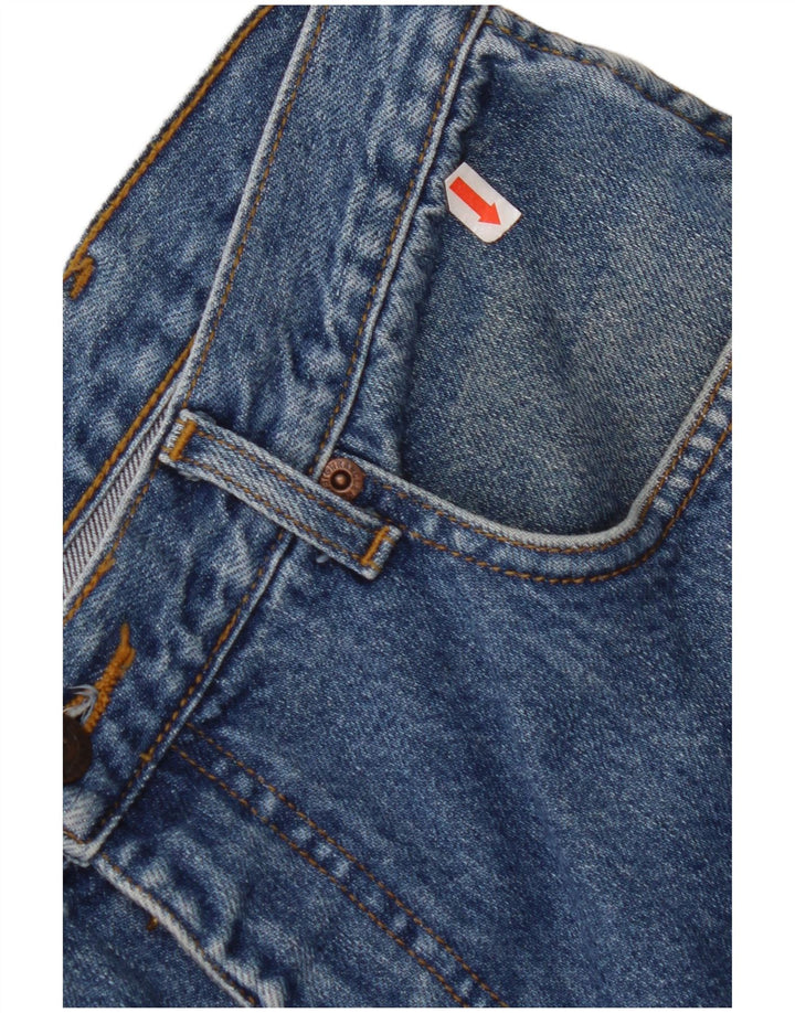 WRANGLER Muške Texas Straight Jeans W33 L30 Plavi pamuk