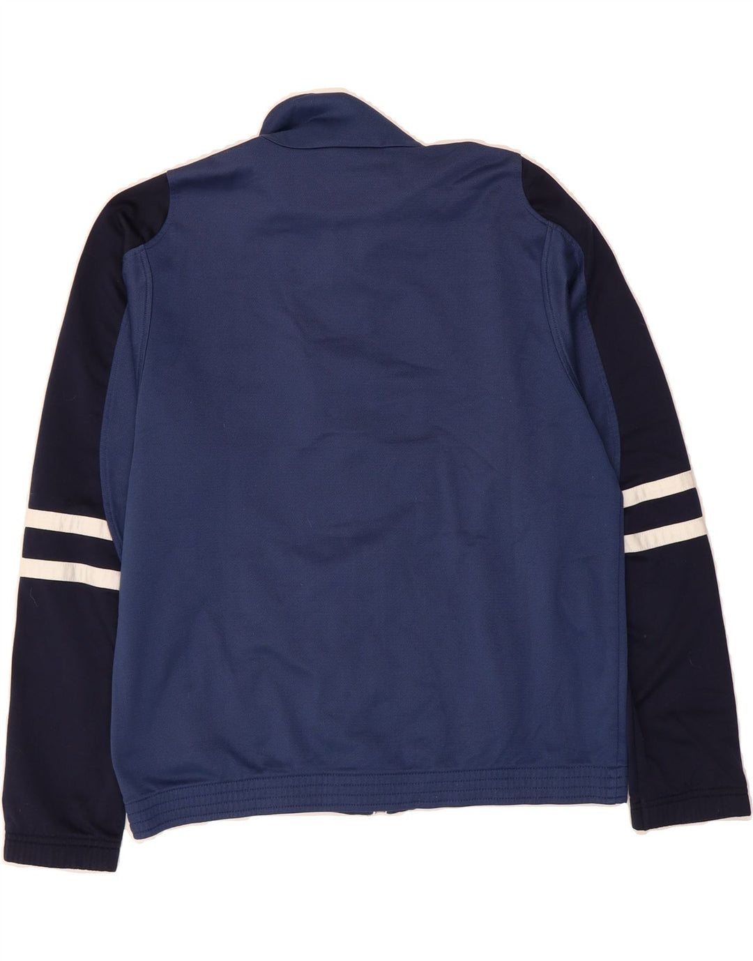 ASICS Mens Tracksuit Top Jacket Medium Navy Blue Vintage Asics and Second-Hand Asics from Messina Hembry 
