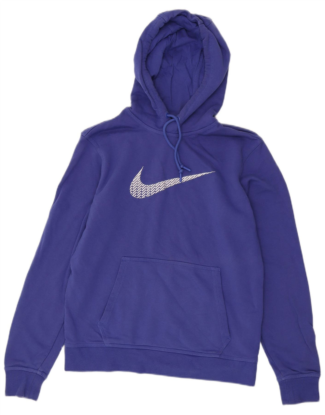 Nike muška majica s kapuljačom s kapuljačom srednje plavi pamuk