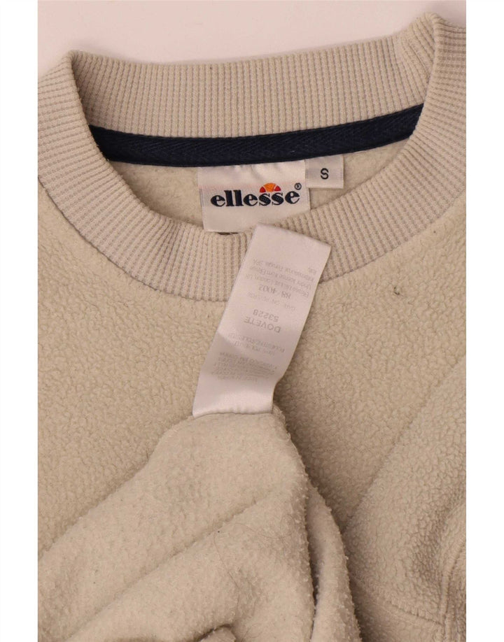Ellesse Muški džemper od flisa s grafikom Mali bež poliester