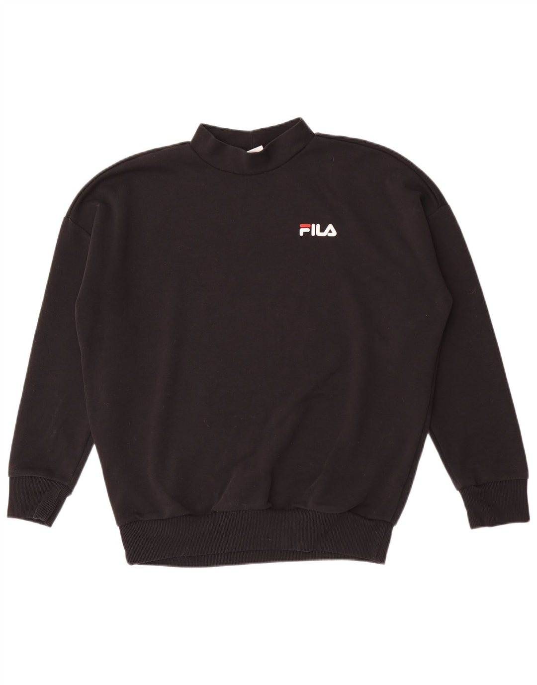 Fila muška majica slobodnog kroja Mali crni poliester