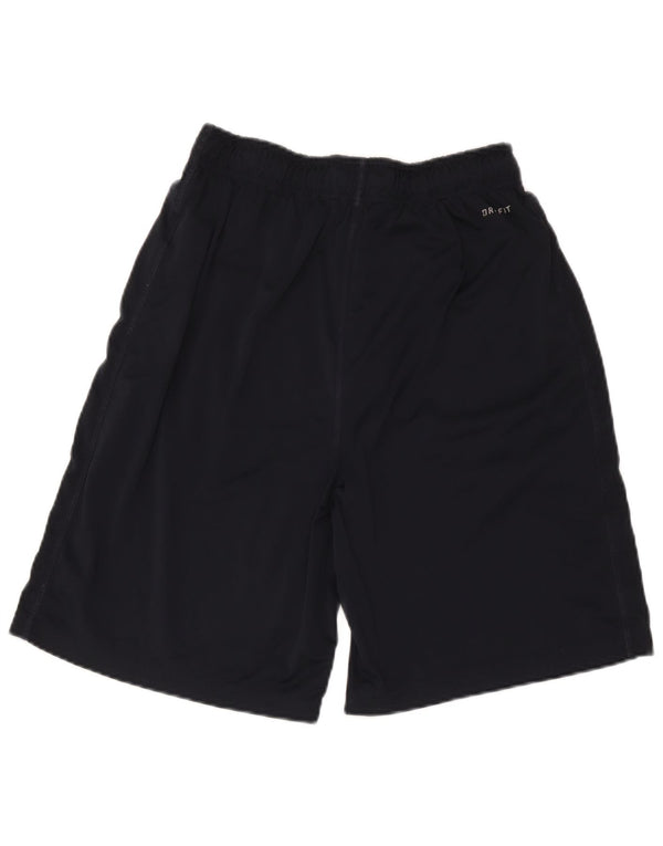 Nike Ženske Dri Fit Sportske kratke hlače UK 14 Medium tamnoplavi poliester