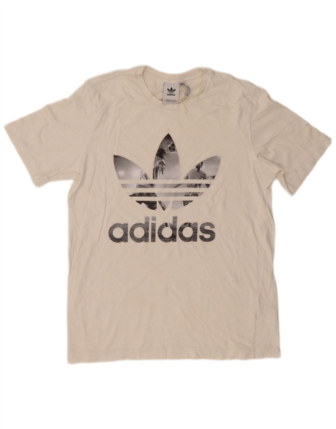 Adidas muška majica kratkih rukava s grafičkim motivima, srednji bijeli pamuk