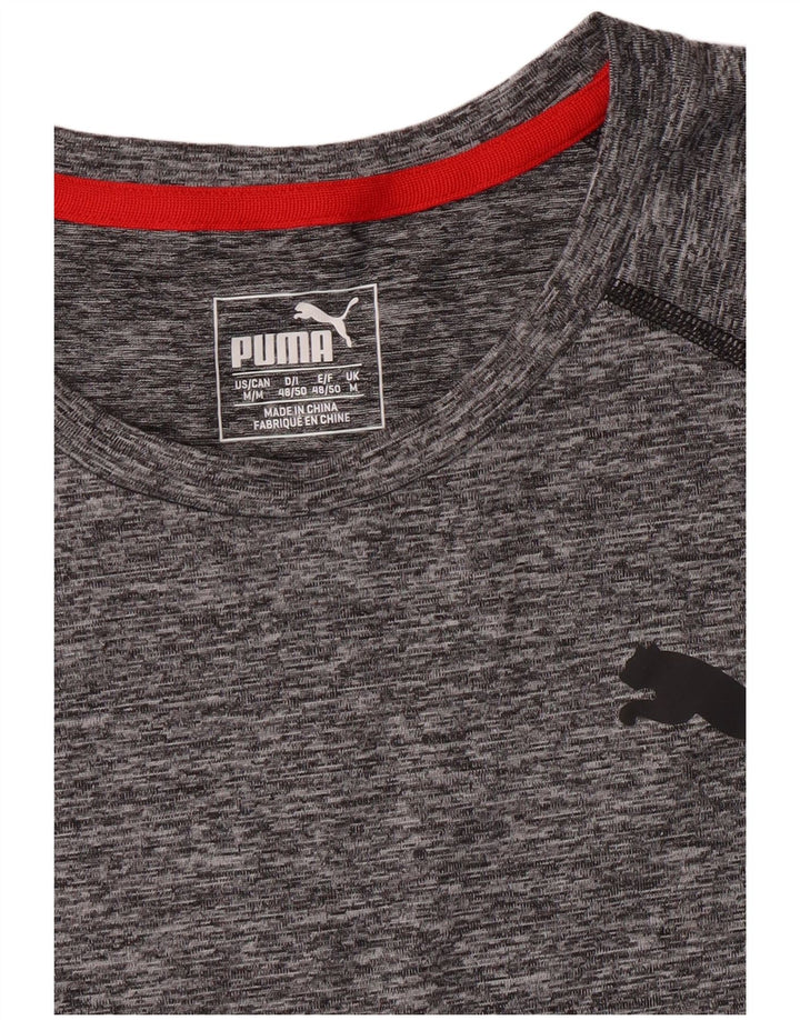 PUMA muška majica kratkih rukava srednje siva s mrljama